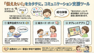 知的障害のあるお子さんのコミュニケーション支援ツール - 知的障害を