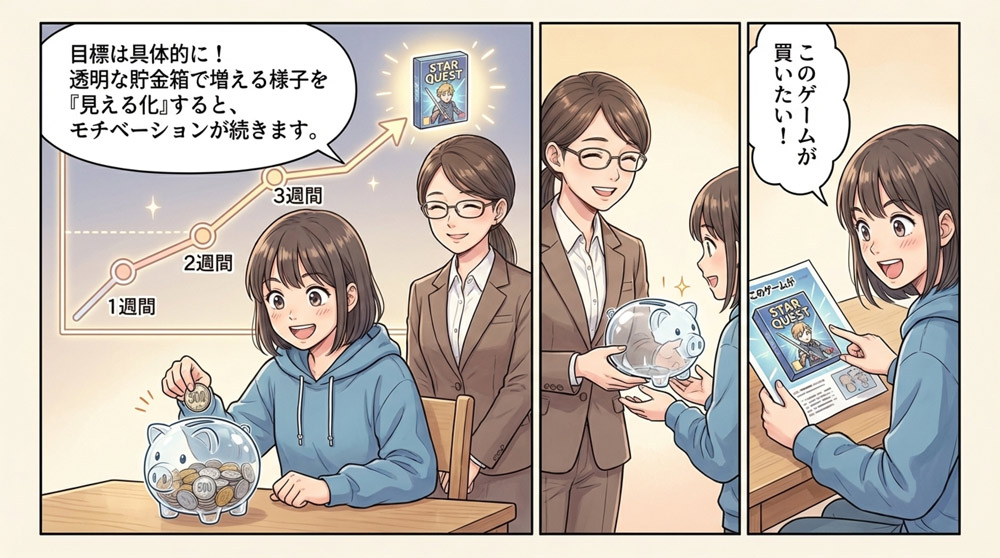 【具体的な方法5】楽しみながら貯金する習慣を身につける