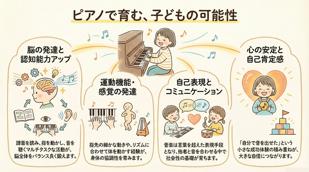 知的障害のあるお子さんのピアノ学習