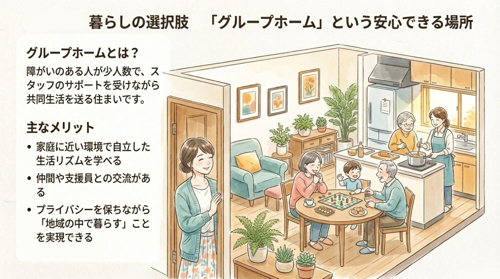 施設で暮らすという選択肢