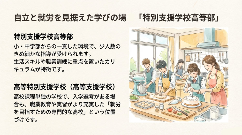 「特別支援学校高等部」への進学