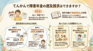 てんかんで障害年金の遡及請求はできますか?