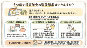 うつ病で障害年金の遡及請求はできますか?