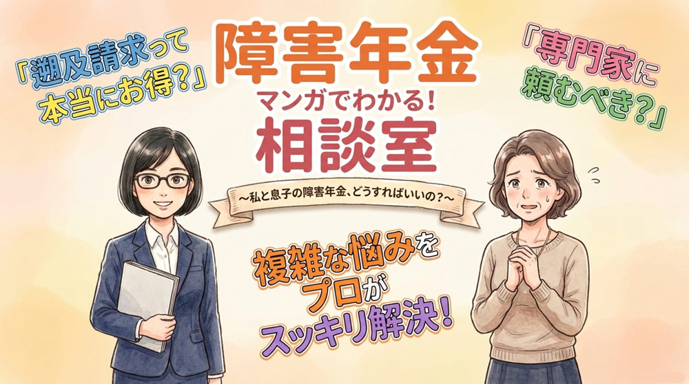 ご自身の精神疾患による新規申請とお子様の額改定請求について