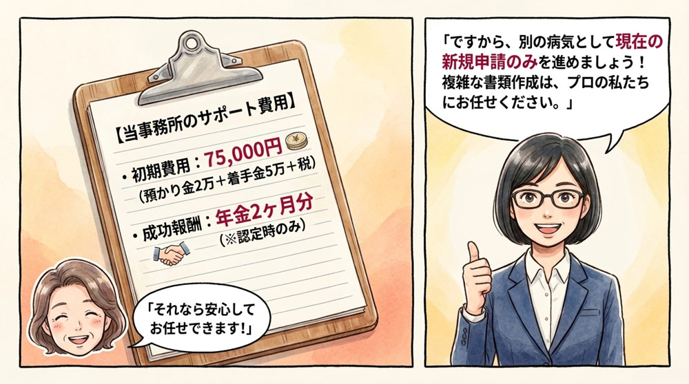 新規申請サポートをご依頼いただく場合