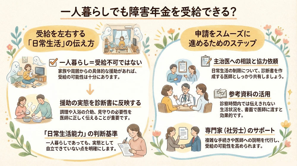 てんかんで発作が頻発。一人暮らしでも障害年金は受給できる?