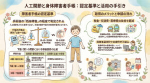 人工関節を置換したら障害者手帳は取得できる?