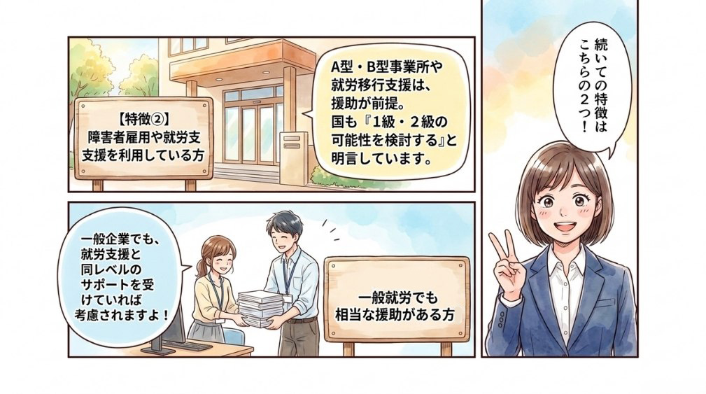 障害者雇用・就労継続支援で働いている方、就労移行支援を利用している方