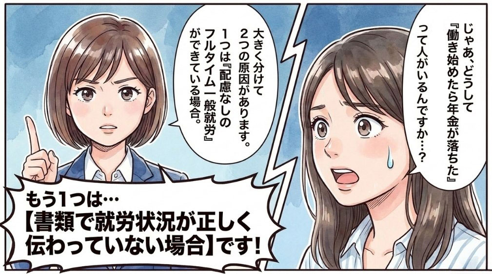 働きながら障害年金が「もらえない」と判断される傾向