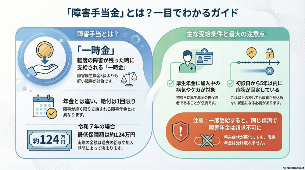 障害手当金とは
