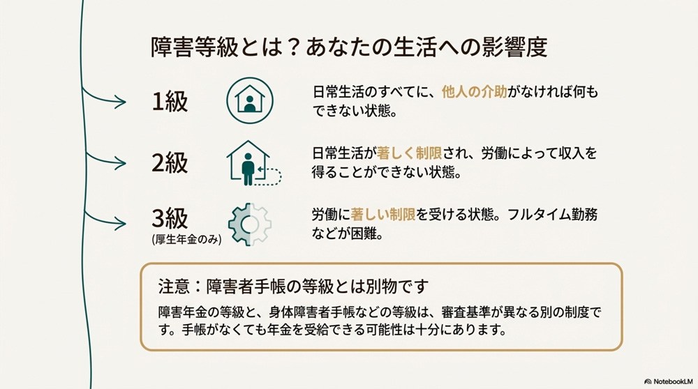 障害等級とは？