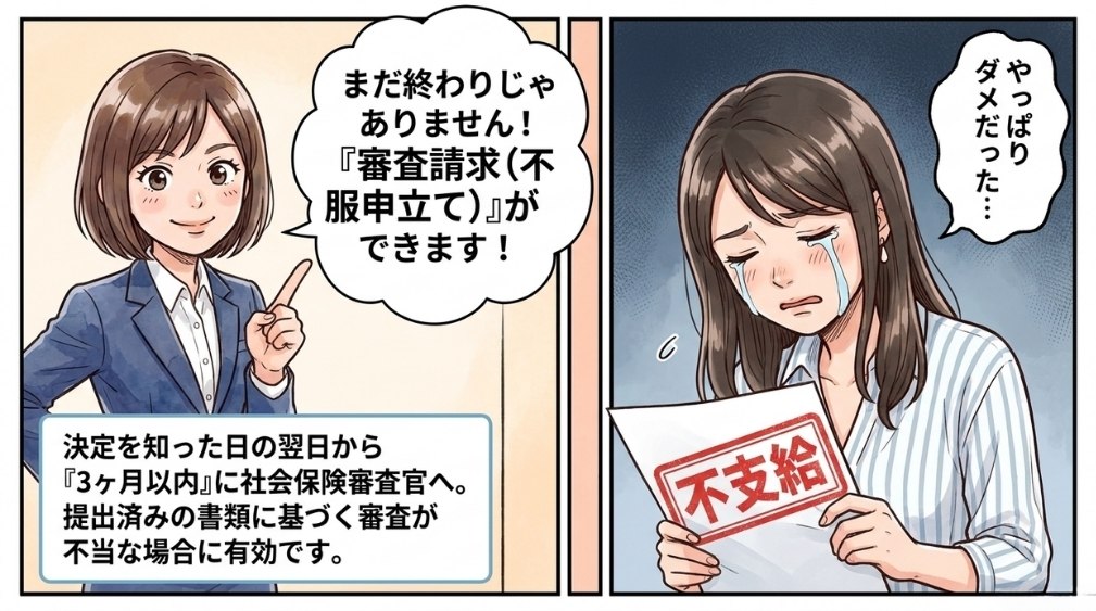 不支給になった場合の3つの対処法