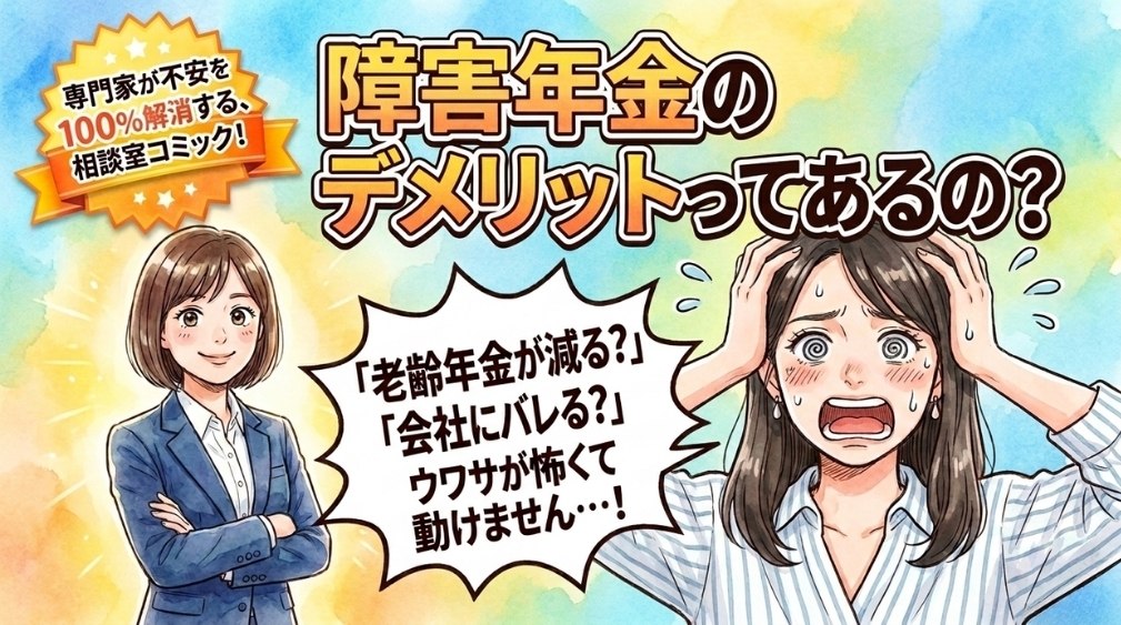 障害年金のデメリットは?注意点10選と対策を解説