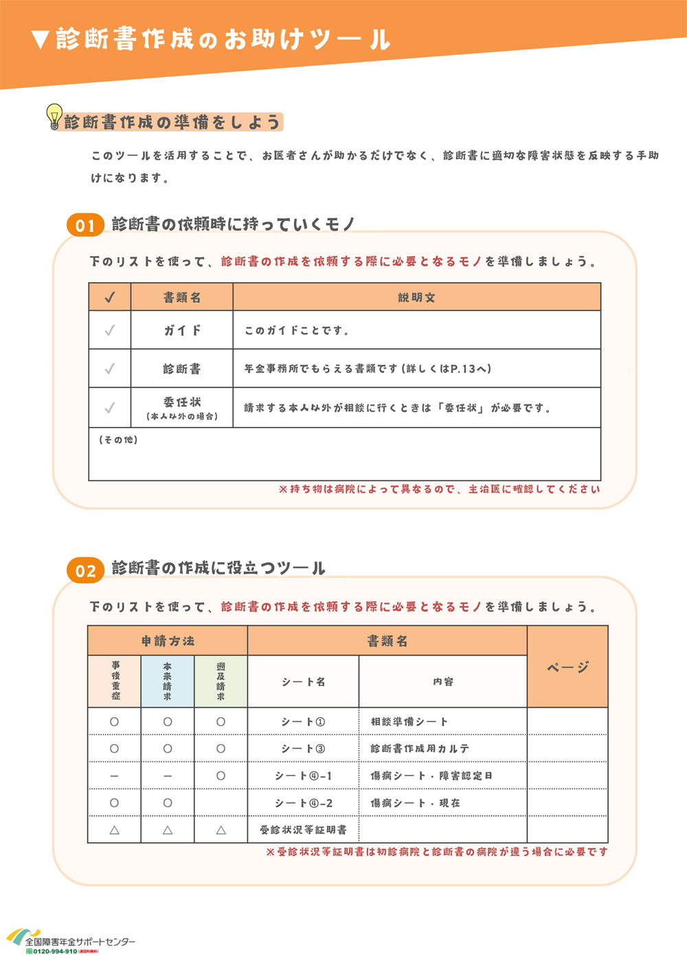 診断書作成お助けツール