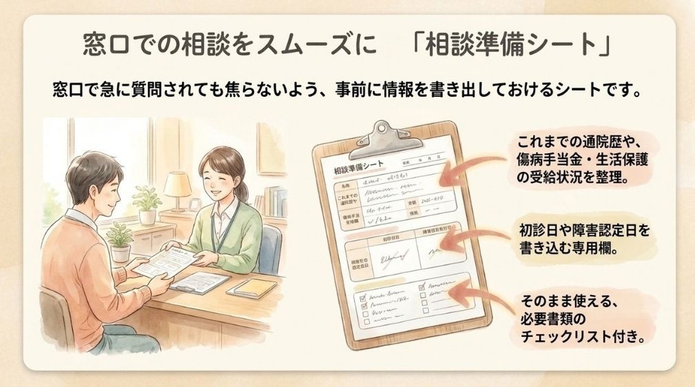 年金事務所などへ相談に行く前に準備しておきたい方