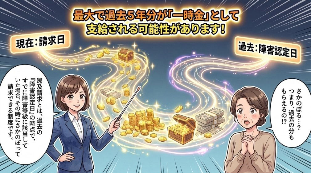 障害年金の遡及請求とは