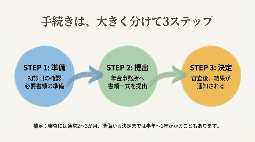 遡及請求の手続きと必要書類