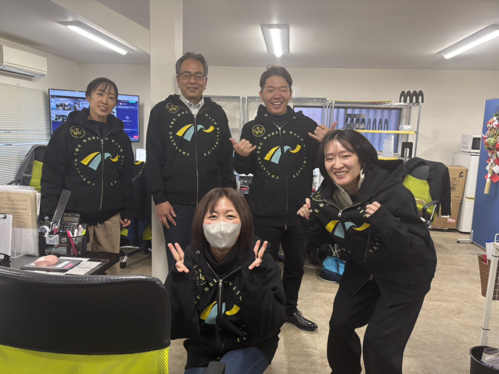 事務所のユニフォームを作りました^ ^