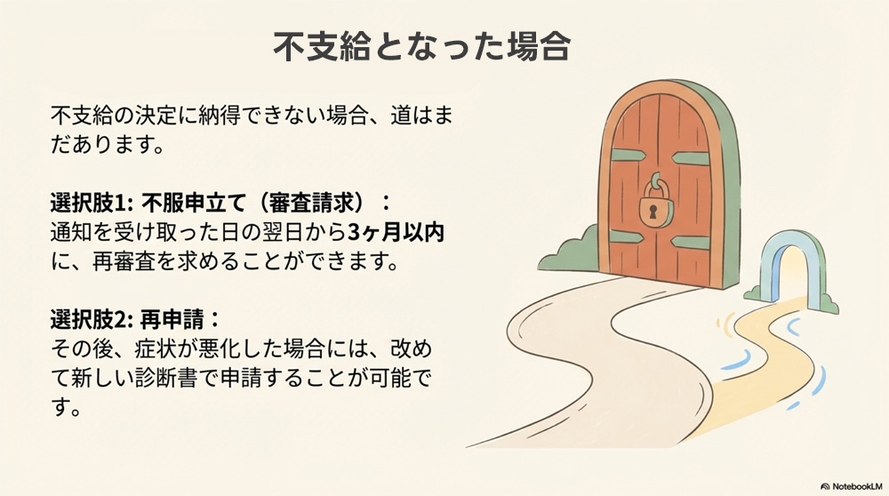 障害年金が不支給となった場合