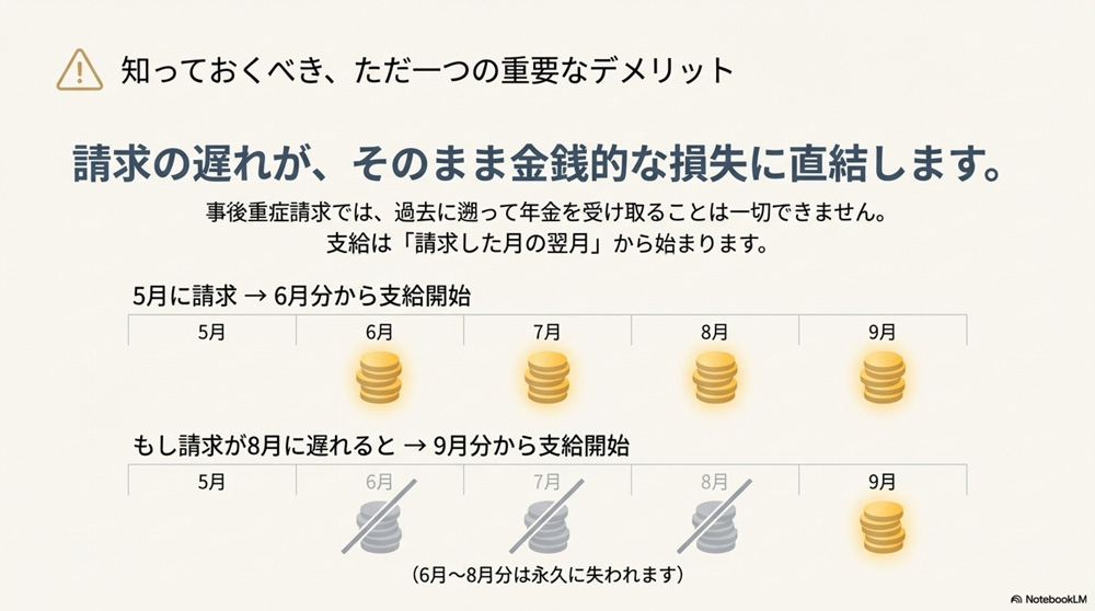 請求の遅れがそのまま損失に直結