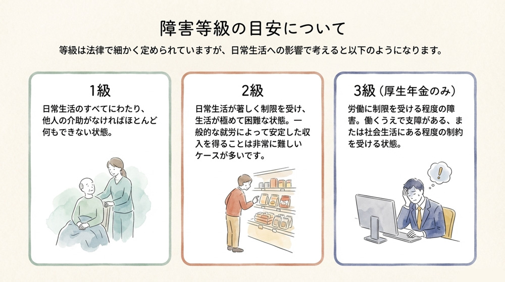 障害等級の目安