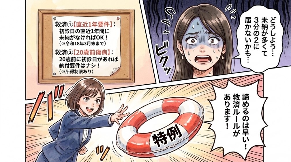 特例(直近1年要件・令和18年3月末日まで)