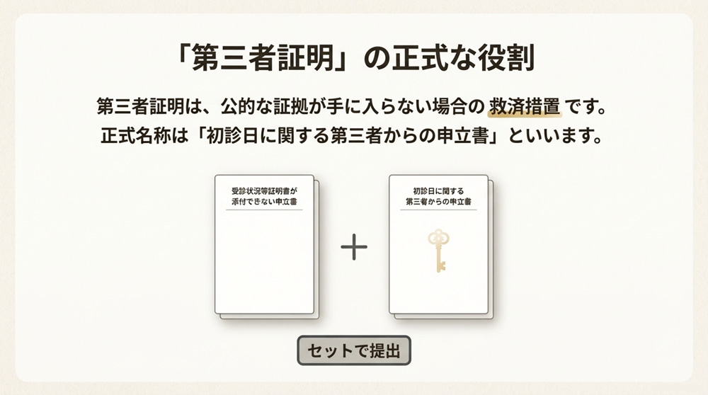 第三者証明が必要になるケース