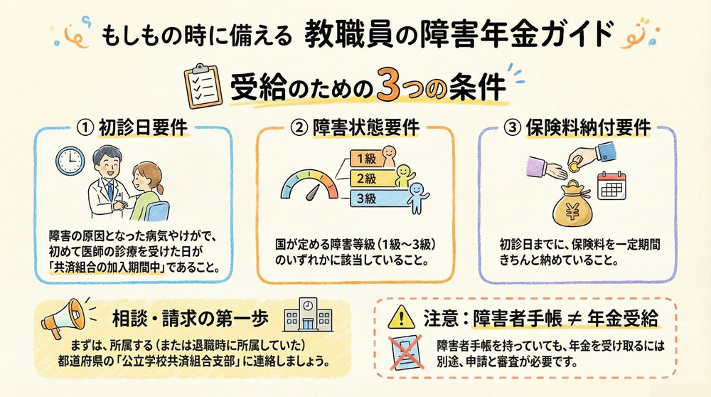 公立学校共済組合の障害年金