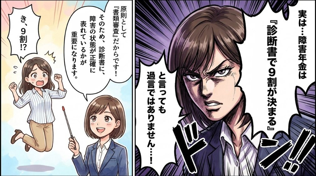 なぜ診断書が重要なのか(障害年金の認定の仕組み)