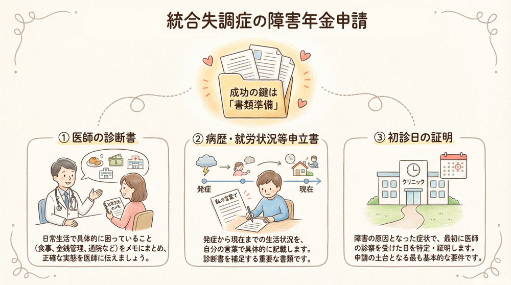 統合失調症で障害年金の申請をご検討の方へ