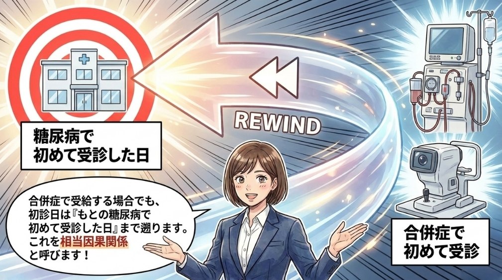 初診日の「相当因果関係」に注意