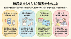糖尿病で障害年金を受給するには?
