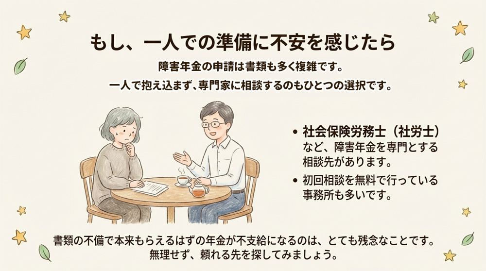 専門家への相談も検討を