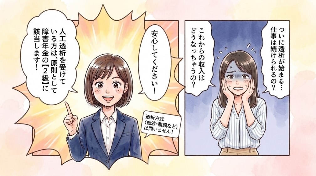 人工透析(慢性腎不全)と障害年金の関係