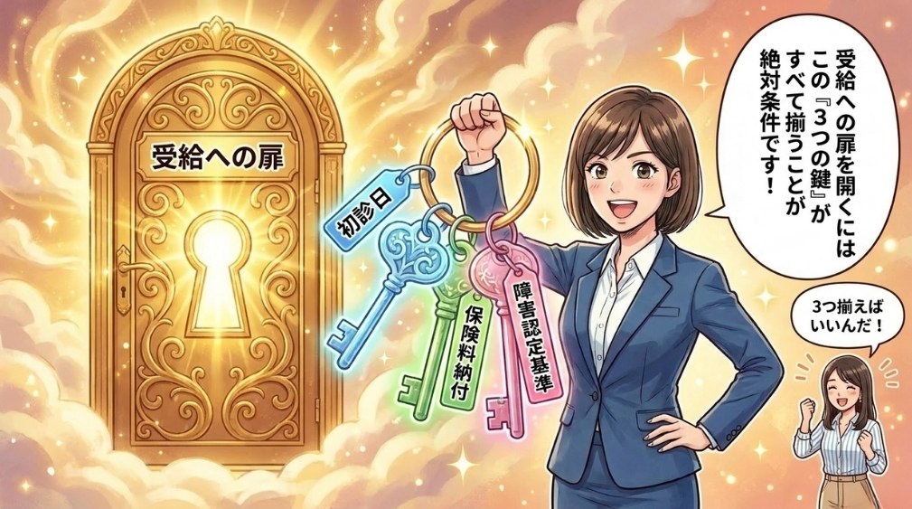難聴で障害年金を受給するための3つの要件