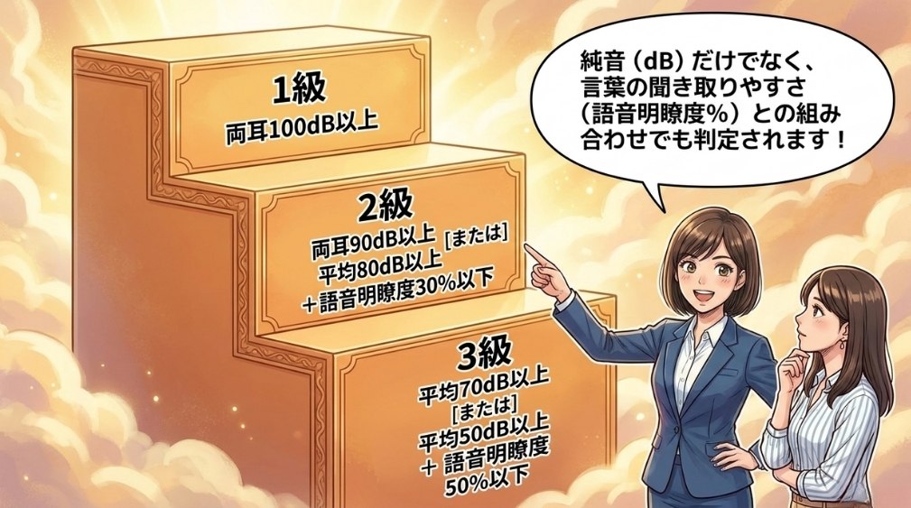難聴の障害認定基準と等級判定