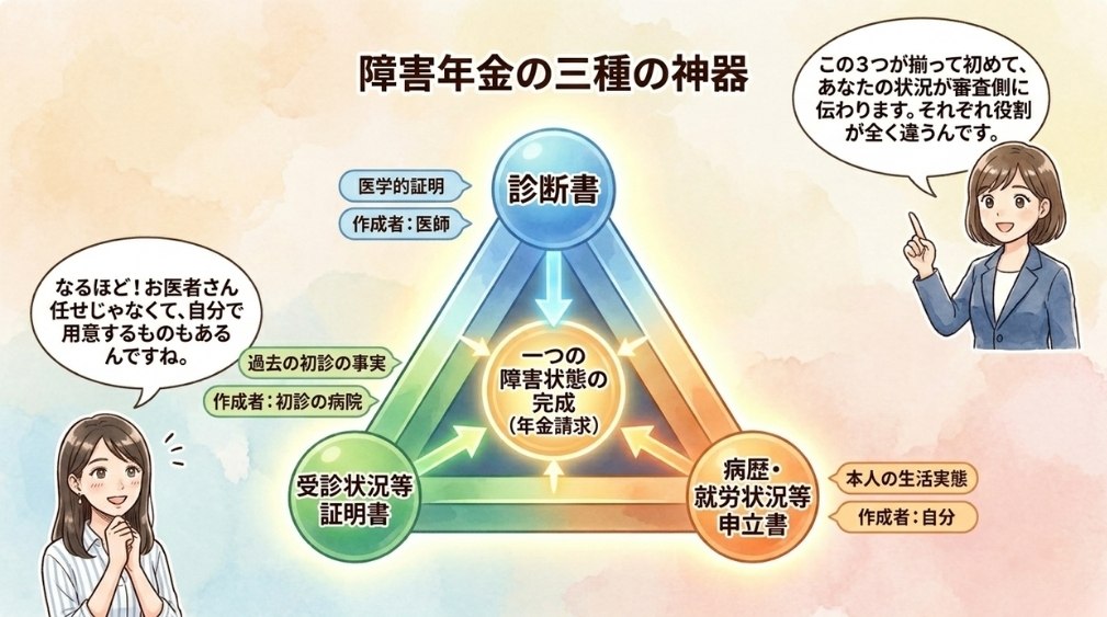 主要な書類とそれぞれの役割・ポイント