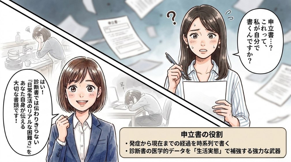 病歴・就労状況等申立書