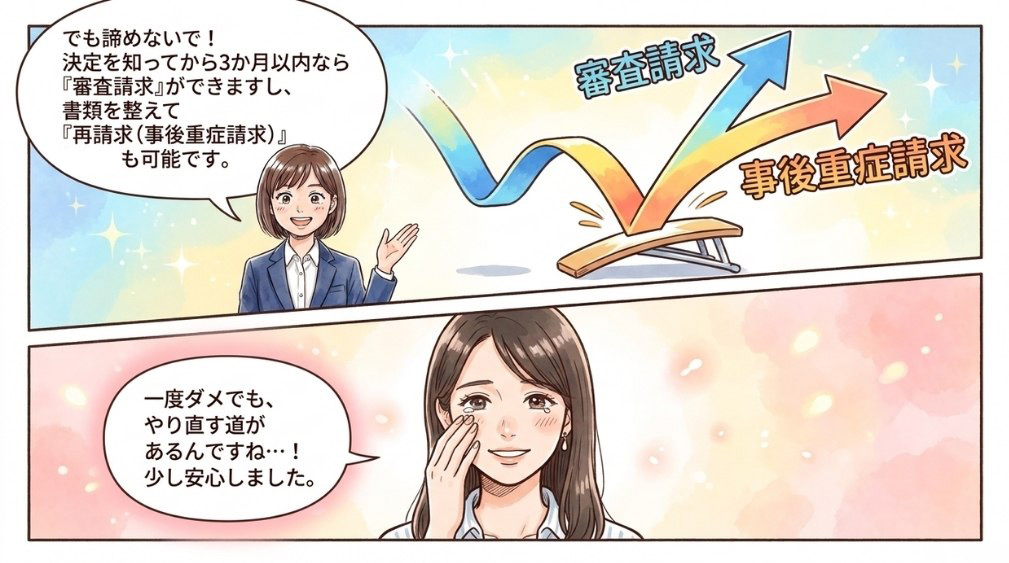 不支給後の選択肢