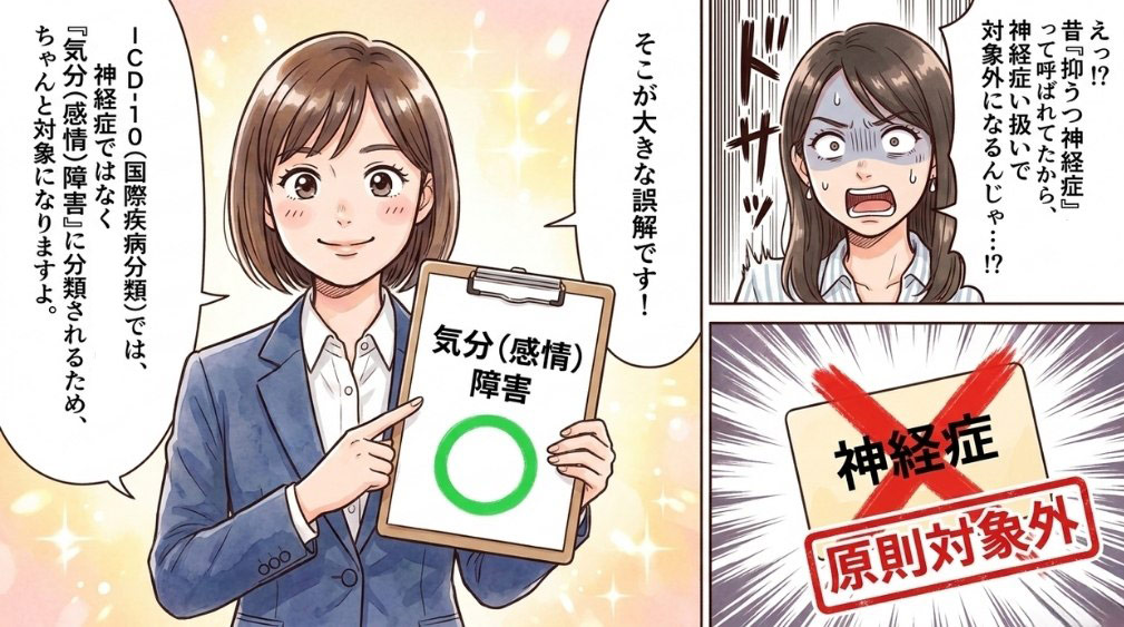 旧称「抑うつ神経症」と神経症の違い