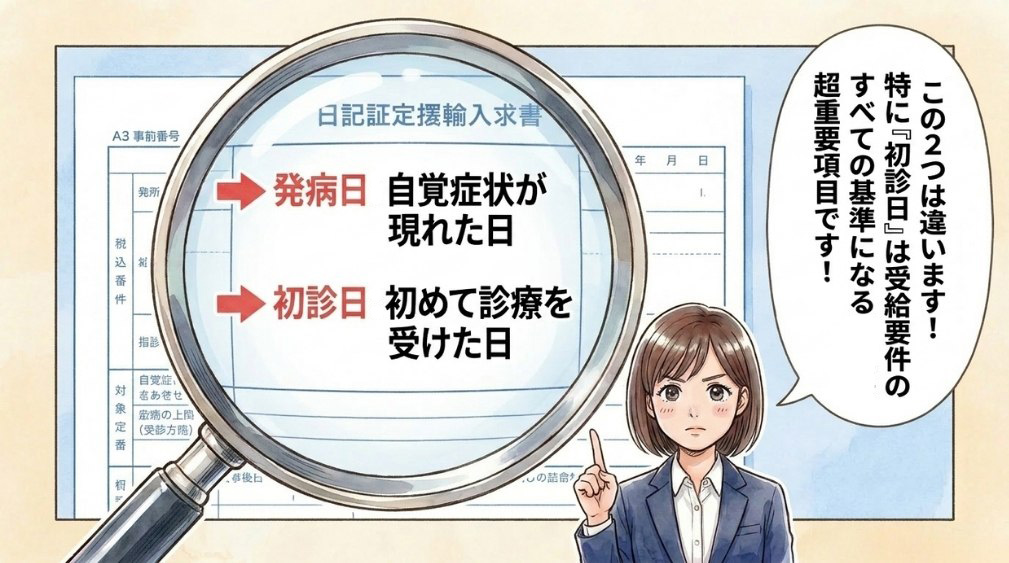 発病日・初診日