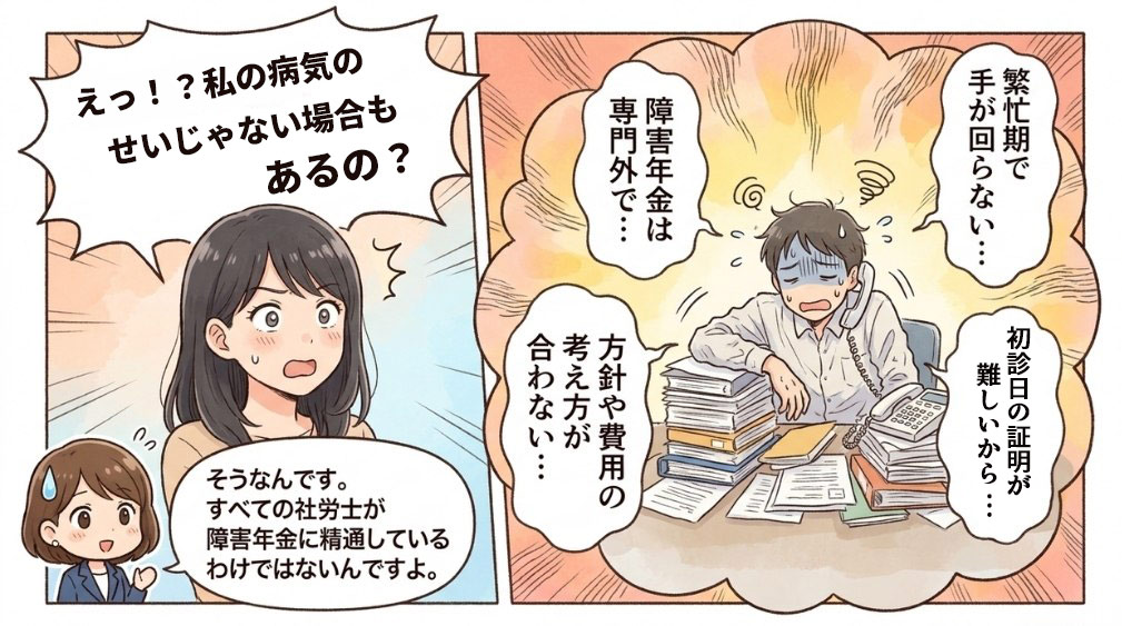 制度上の要件に不安がある場合(初診日の証明・保険料納付要件)