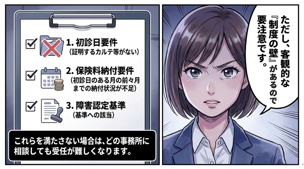 保険料納付要件を満たしていない場合