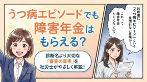 うつ病エピソードで障害年金はもらえる?