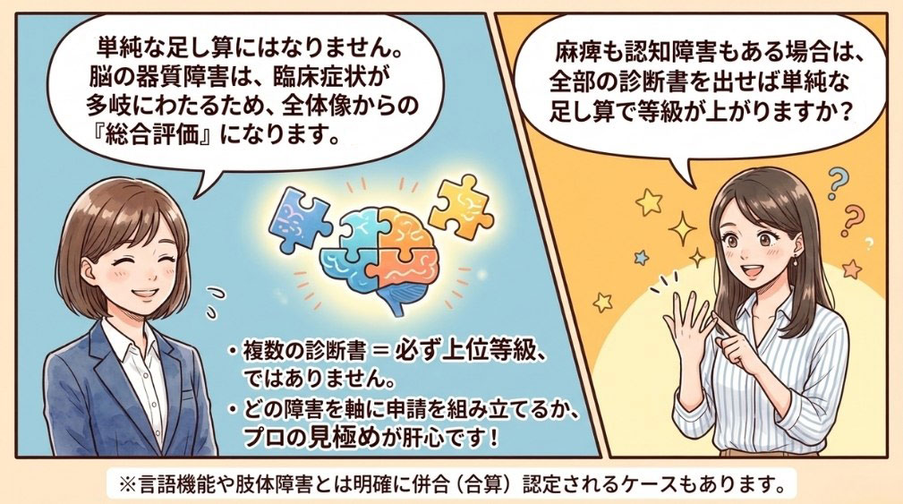 複数の障害がある場合の考え方