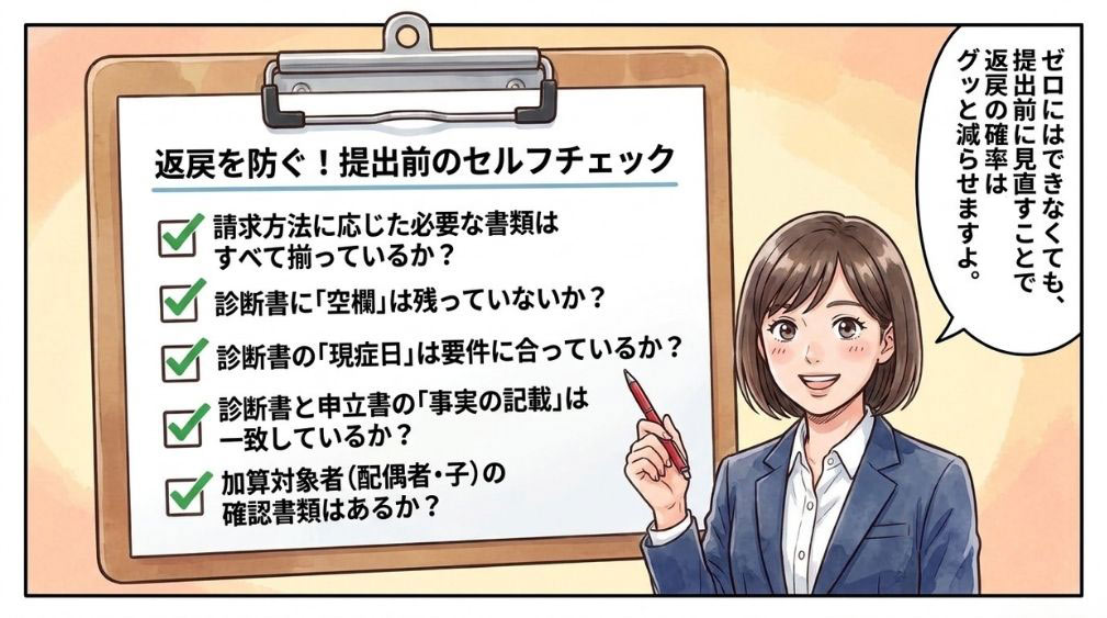 提出前にできる備え