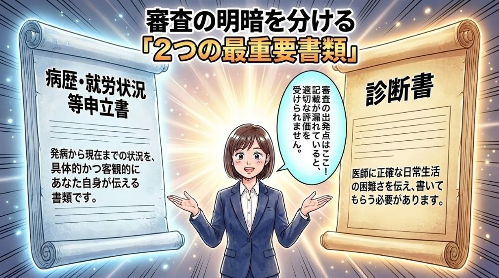 審査の中心にあるのは提出書類の内容